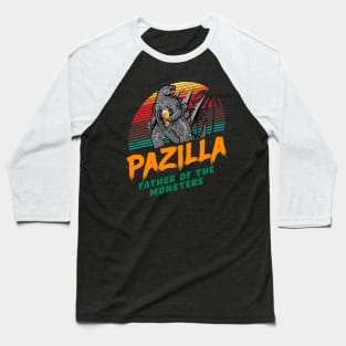 Pazilla. Funny Fathers Day Gift. Baseball T-Shirt